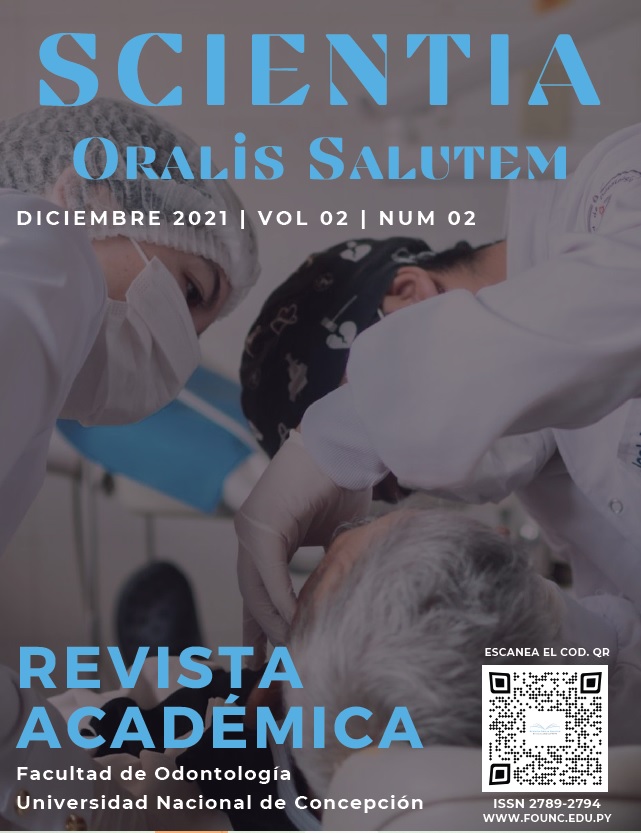 					Ver Vol. 2 Núm. 2 (2021): Revista Académica. Scientia Oralis Salutem
				