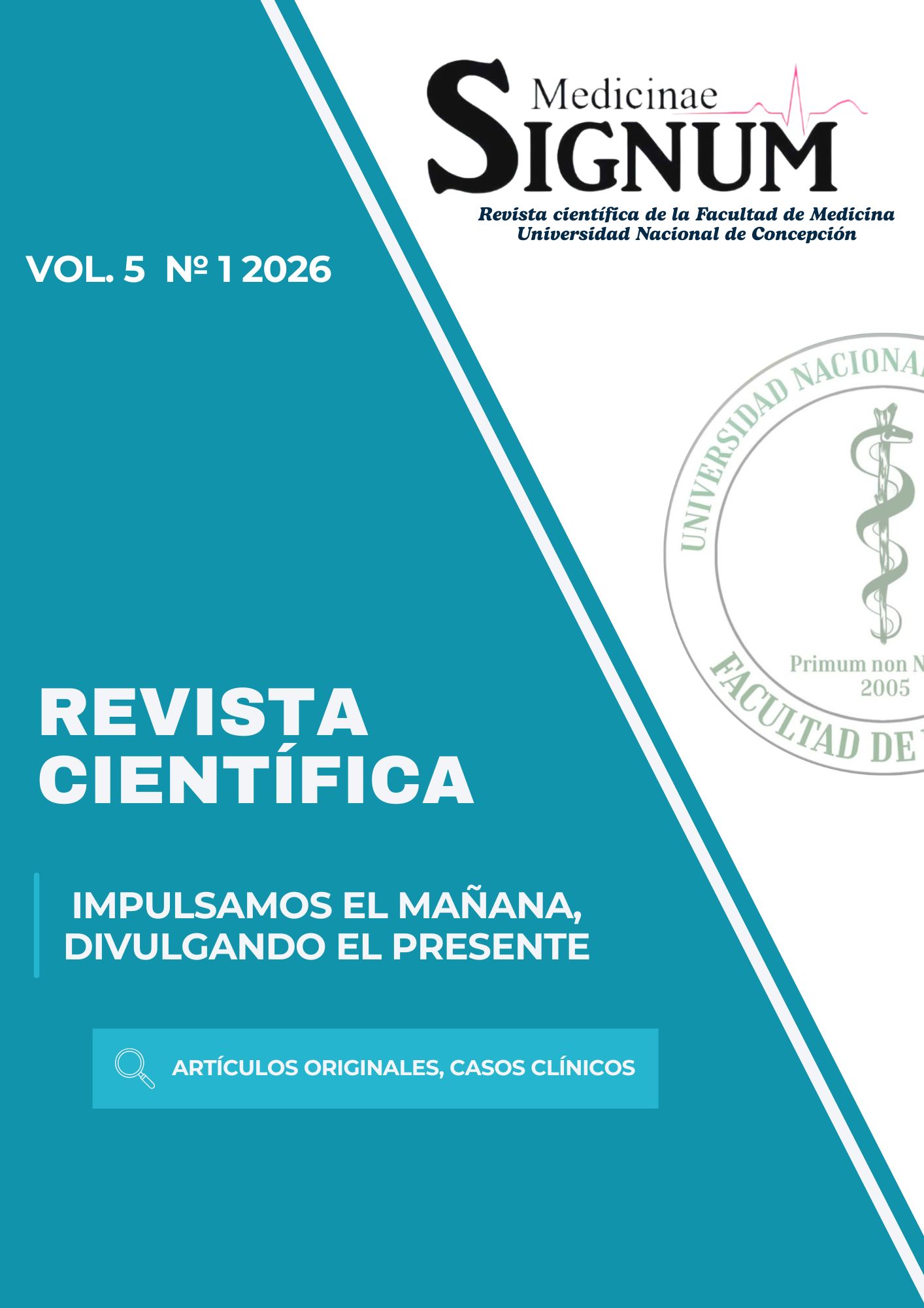 					Ver Vol. 5 Núm. 1 (2026): Medicinae Signum ISSN 3007-9527
				